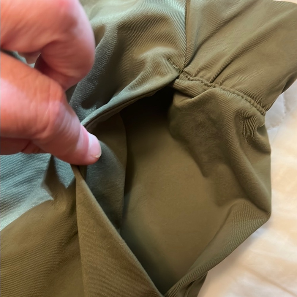 Avia Women's Athletic Shorts - Olive Green - Picture 4 of 4